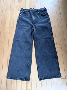Everlane Black High Sailor Jeans